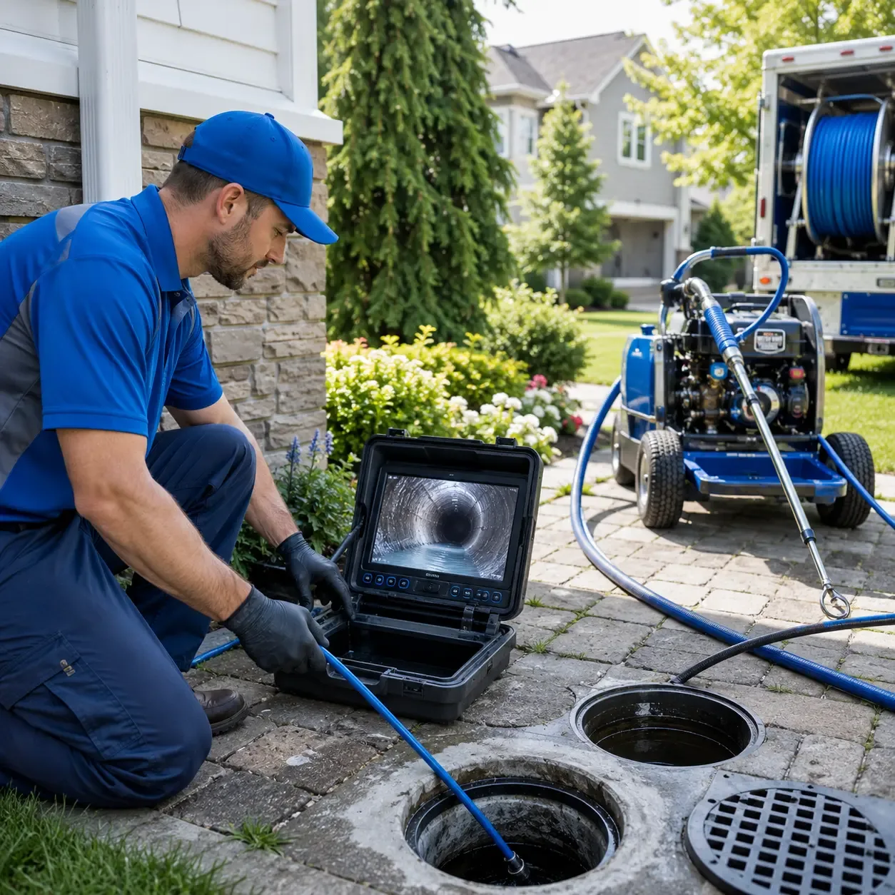 Outdoor drain cleaning professionals serving Page, WV